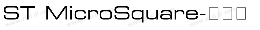 ST MicroSquare字体转换